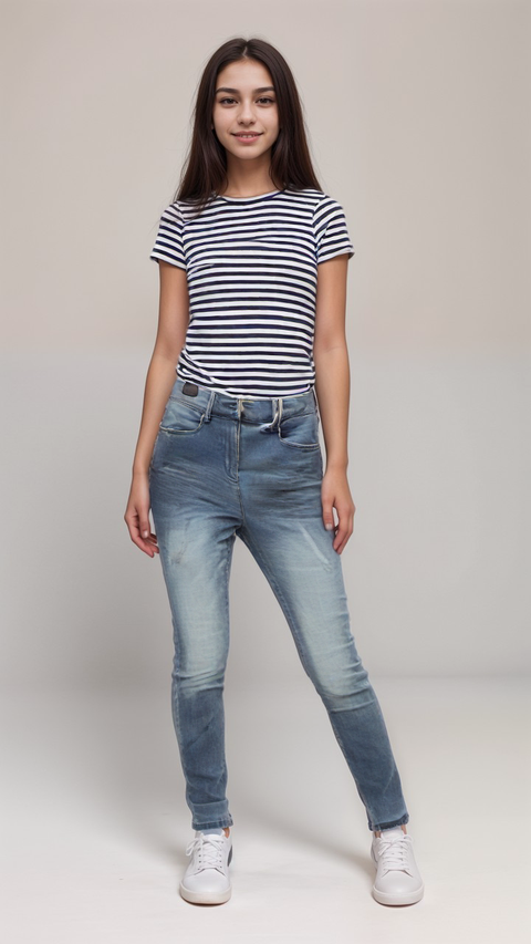 S.Oliver Girl's Blue Slim Jeans |S.Oliver in Lebanon