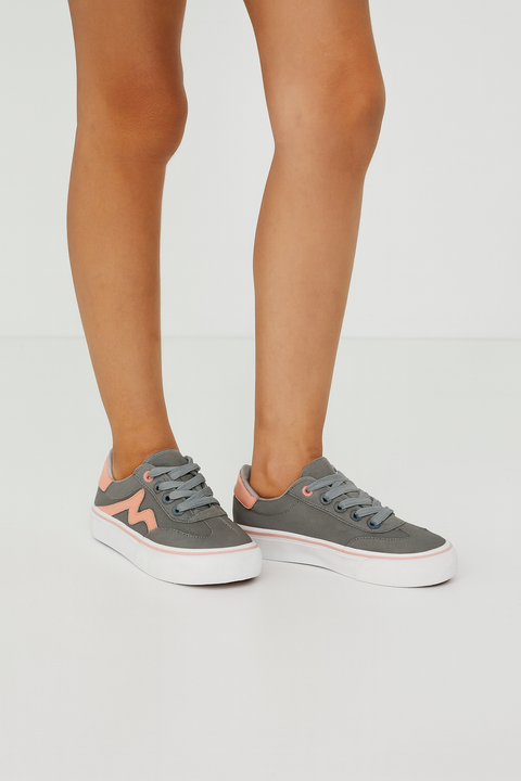 Mtng Girl's Gray & Pink Sneakers | Mtng In Lebanon