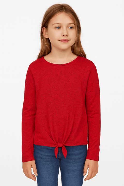 S.Oliver Girl's Red Long-Sleeve Blouse |S.Oliver in Lebanon