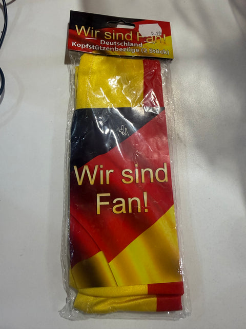 SD Set Of 2 Germany Themed Car Headrest Covers | SD In Lebanon