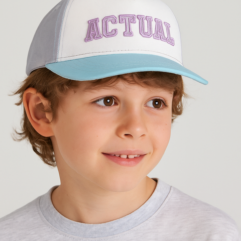 Reserved Boy's Light Grey Cotton Baseball Cap | Reserved In Lebanon