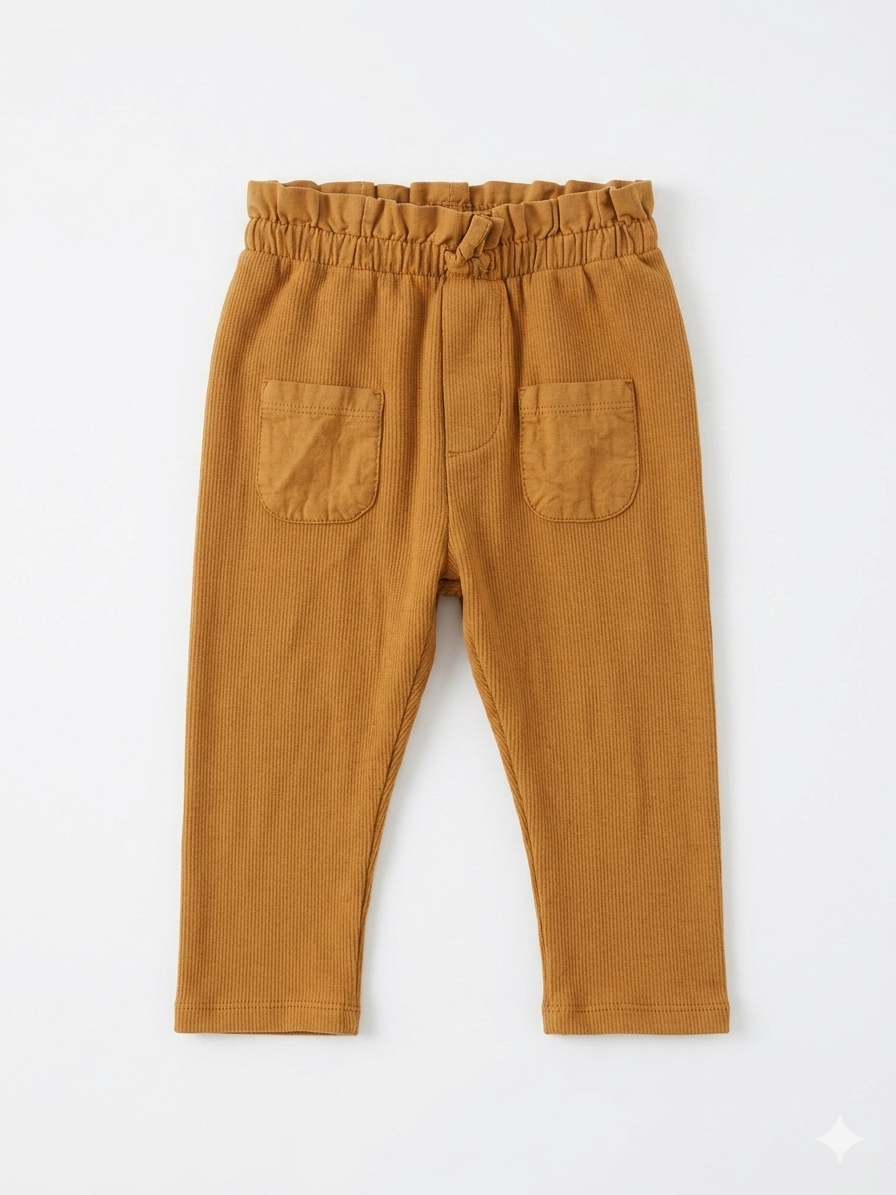 Zara Baby Girl's Camel Pant | Zara In Lebanon