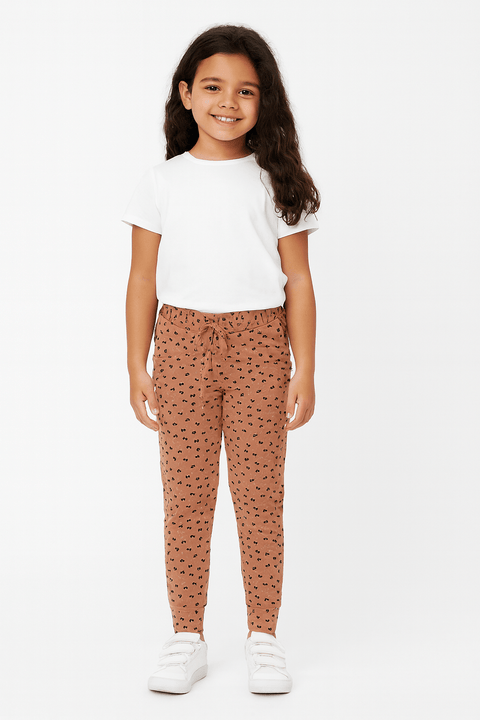 POMPdeLUX Girl's Dusty Rose Nancy Jersey Trousers  |POMPdeLUX in Lebanon