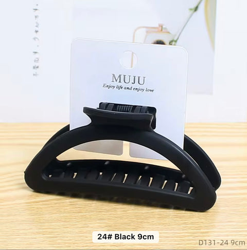 Muju Fashionable Plastic Hair Clip With Rubber Paint Clip Claws d131 |Muju In Lebanon