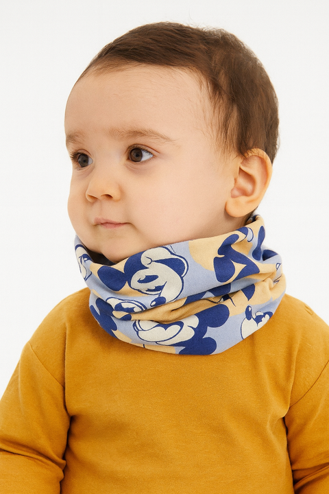 Reserved Baby Boy's Multicolor Disney Mickey Mouse Printed Neck Gaiter | Reserved in Lebanon