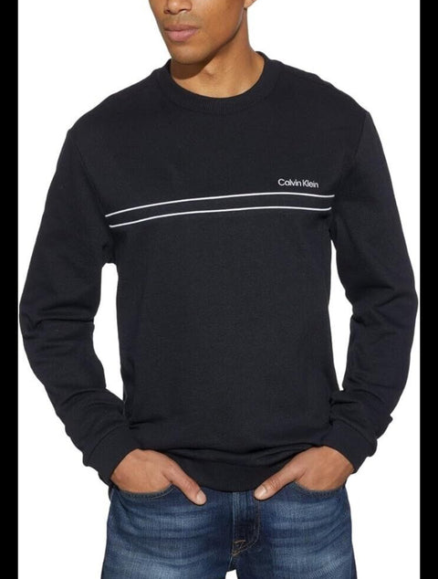 Calvin Klein Men's Black Long-Sleeve Sweatshirt |Calvin Klein in Lebanon