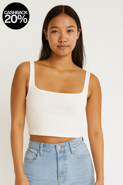 Forever 21 Women's White Crop top | Forever 21 In Lebanon