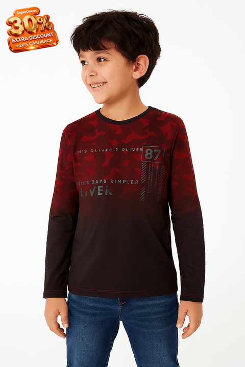 S.Oliver Boy's Multicolor Long-Sleeve Blouse | S.Oliver in Lebanon