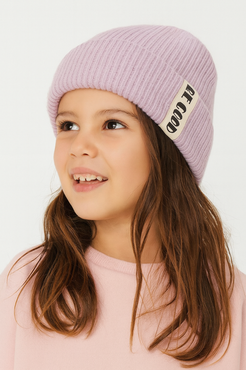 Sinsay Girl's Light Purple Wool Winter Hat | Sinsay In Lebanon