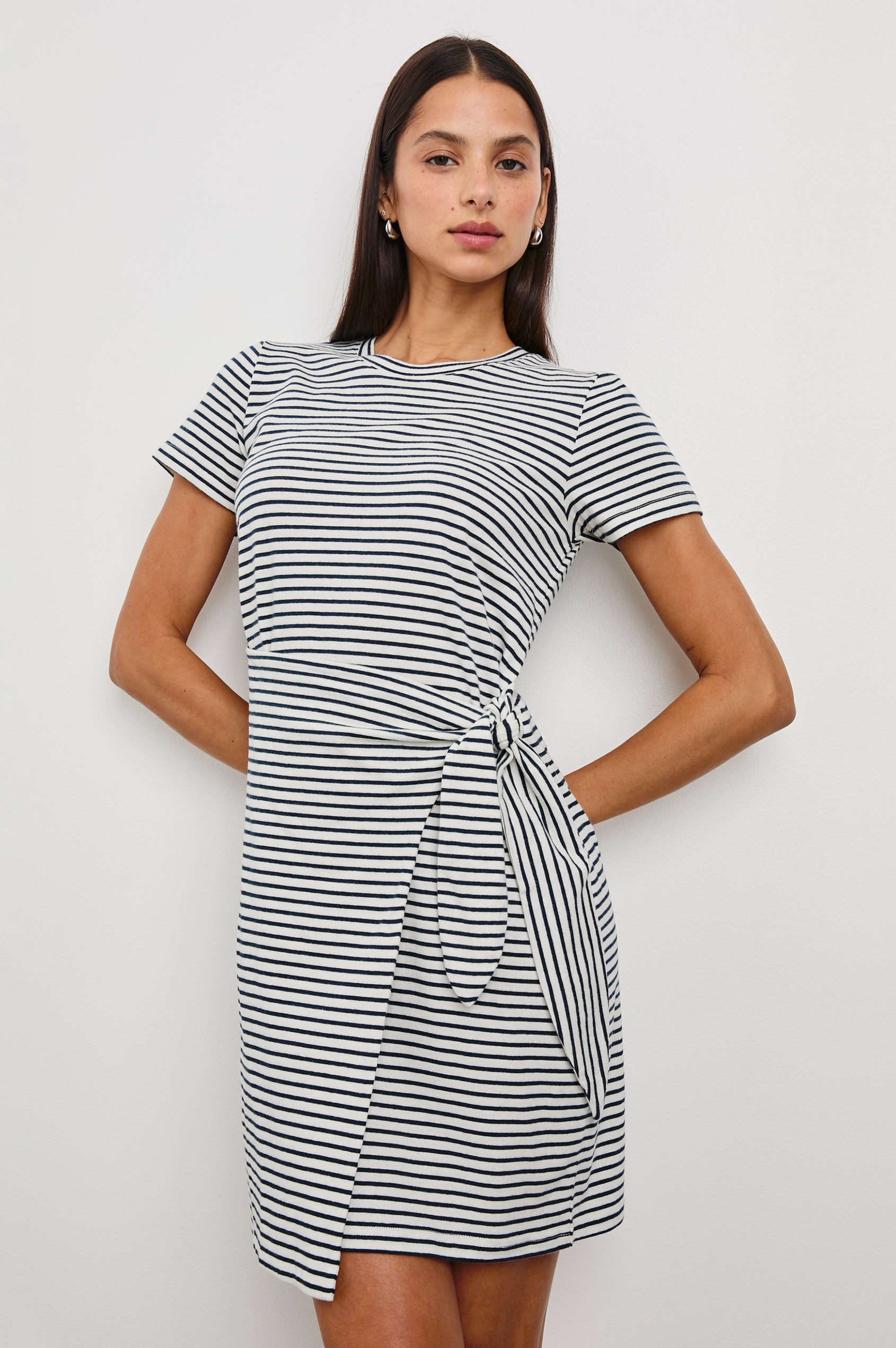 Rails Women's White & Navy Striped Edie Dress | Rails In Lebanon