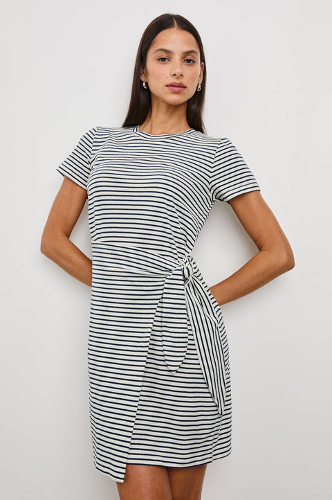 Rails Women's White & Navy Striped Edie Dress | Rails In Lebanon