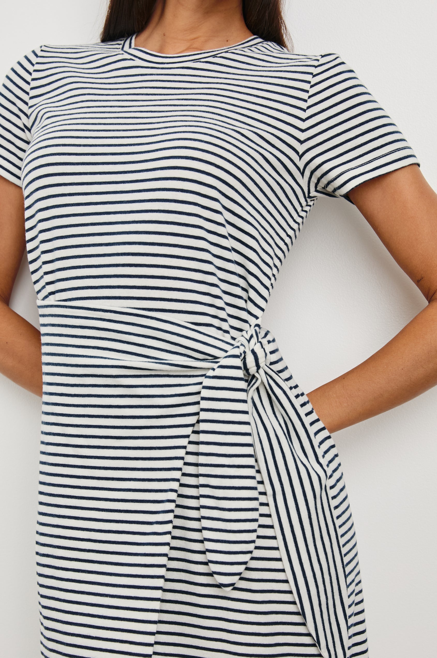 Rails Women's White & Navy Striped Edie Dress | Rails In Lebanon