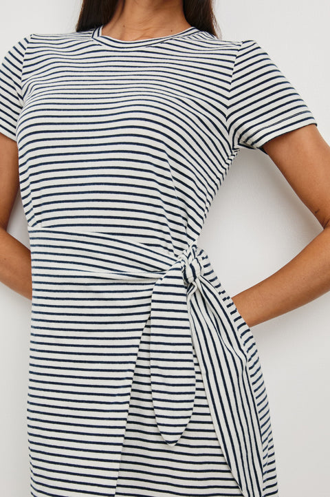 Rails Women's White & Navy Striped Edie Dress | Rails In Lebanon