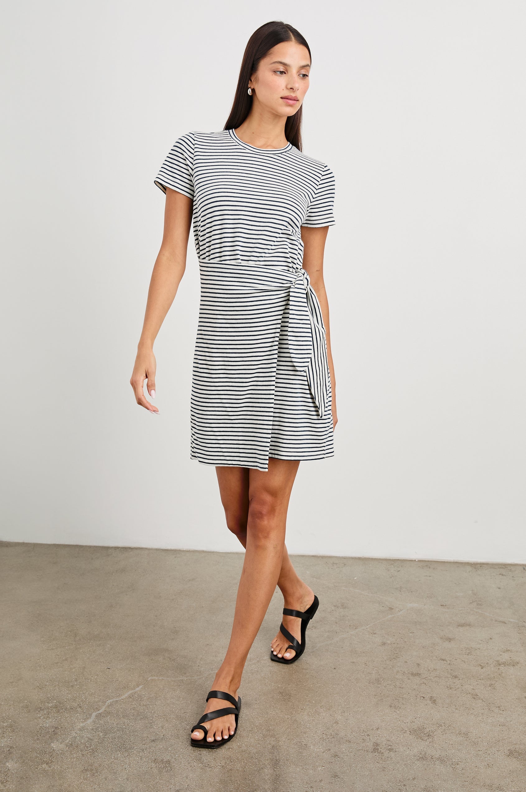Rails Women's White & Navy Striped Edie Dress | Rails In Lebanon