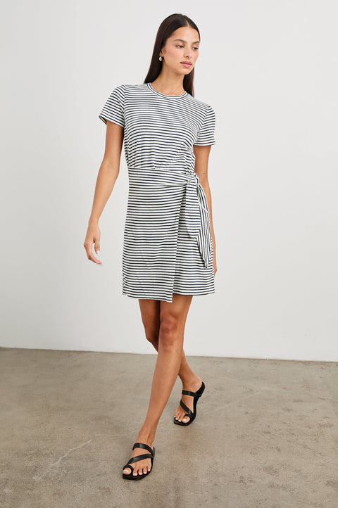 Rails Women's White & Navy Striped Edie Dress | Rails In Lebanon