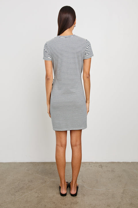 Rails Women's White & Navy Striped Edie Dress | Rails In Lebanon