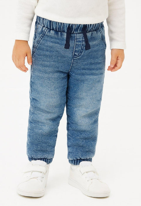 Sinsay Baby Boy's Blue Insulated Jeans With Elastic Waistband | Sinsay In Lebanon