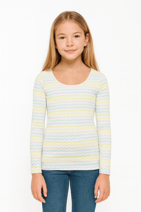Max & Olivia Girl's Multicolor T-shirt ABFK1792