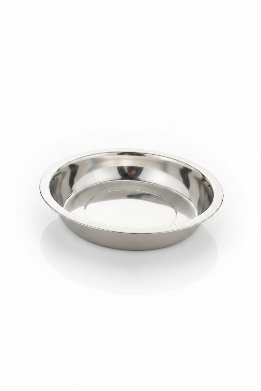 Lucky Tiger Stainless Steel Round Food Bowl 4.5cm (RFB)
