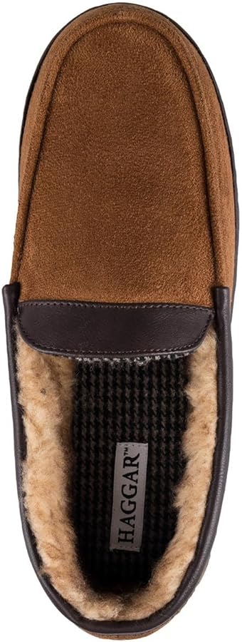 Haggar Men's Brown Faux Suede Slip On Loafers Shoes | Haggar In Lebanon