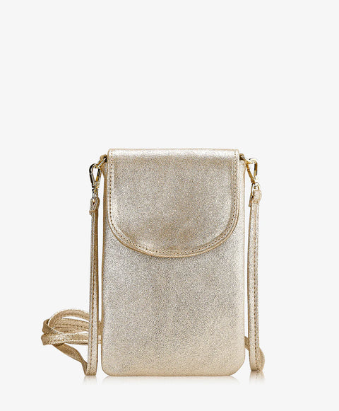 Gigi New York Women's Gold Emmie Phone Crossbody|Gigi New York In Lebanon