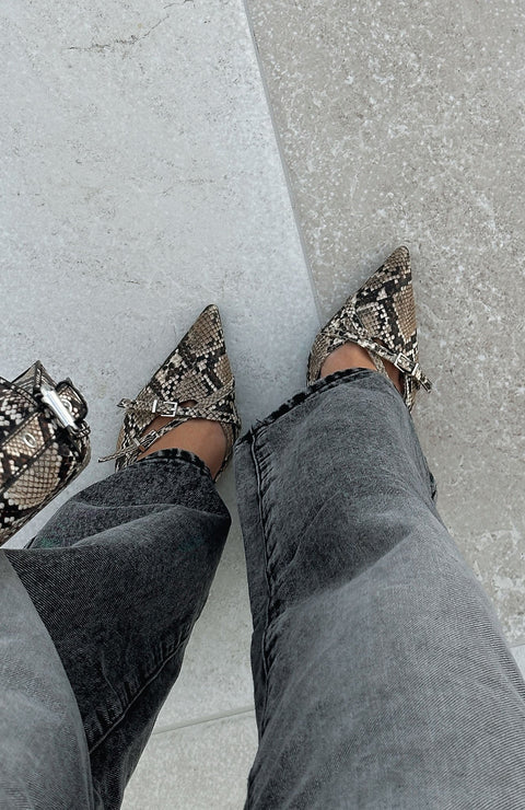 Arezzo Women's Snake End Game Heels    |  Arezzo in Lebanon