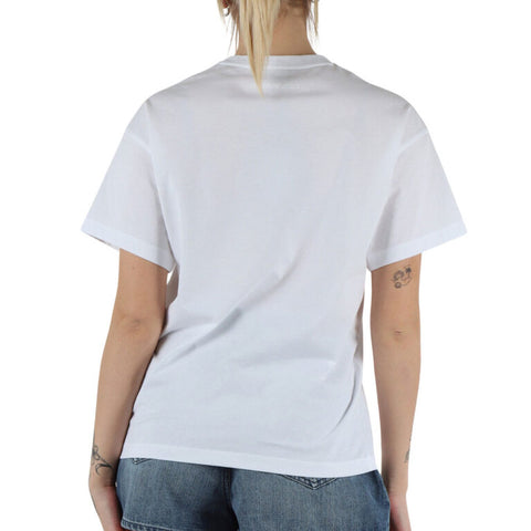 Emporio Armani Women's White Crew Neck T-shirt | Emporio Armani in Lebanon