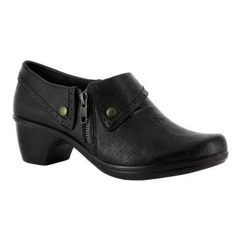 Easy Street Women's Black Leather Darcy Casual Shoes | Easy Street In Lebanon