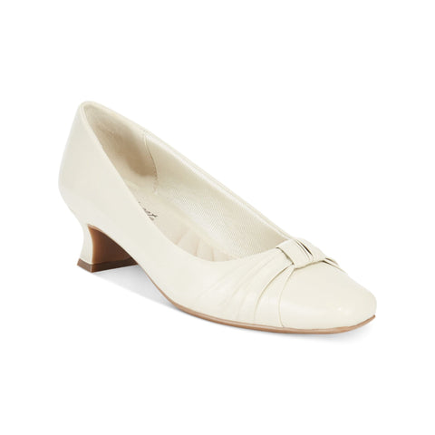 Easy Street Women's White Waive Pumps Heel  |  Easy Street in Lebanon