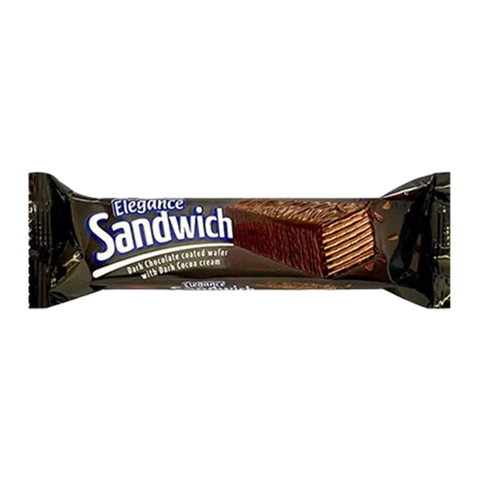 Elegance Sandwich Wafer With Dark Cocoa Cream 50g