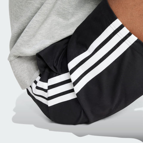 Adidas Men's Black/White  Essential 3-Stripes Single Jersey Shorts  | Adidas in Lebanon