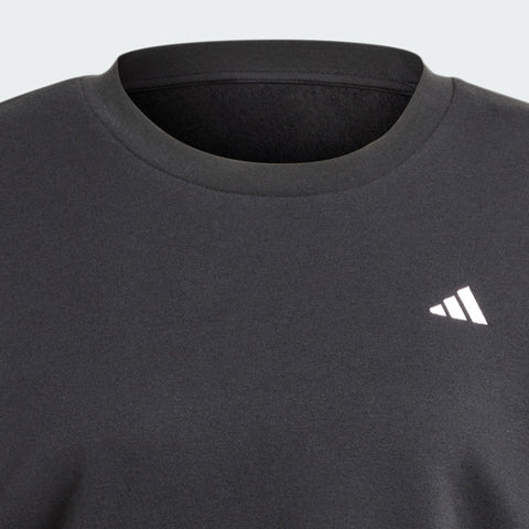 Adidas Women's Black Essentails Small Logo Feel Cozy Sweatshirt | Adidas In Lebanon