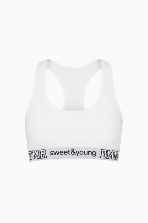 Demar Women's White Sports Bra | Demar In Lebanon