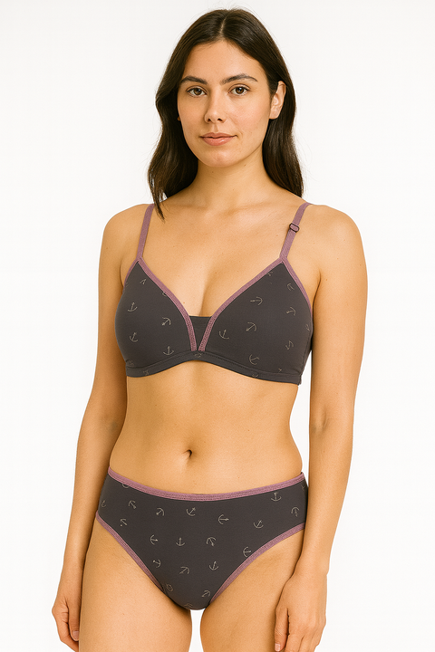 Demar Women's Purple Lingerie Set | Demar In Lebanon