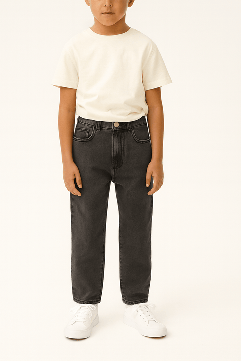Terranova Boy's Washed Black Slim Jeans | Terranova In Lebanon