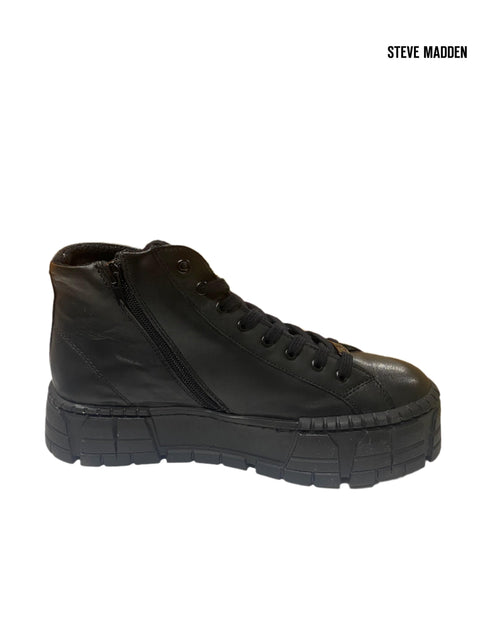 Steve Madden Women's Black Fani Leather Boots |Steve Madden in Lebanon