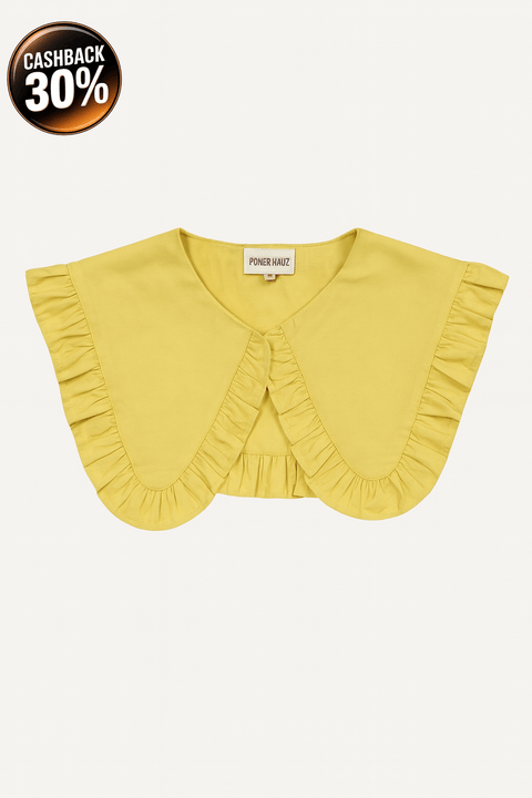 POMPdeLUX Girl's Yellow Lia Organic Collar | POMPdeLUX In Lebanon