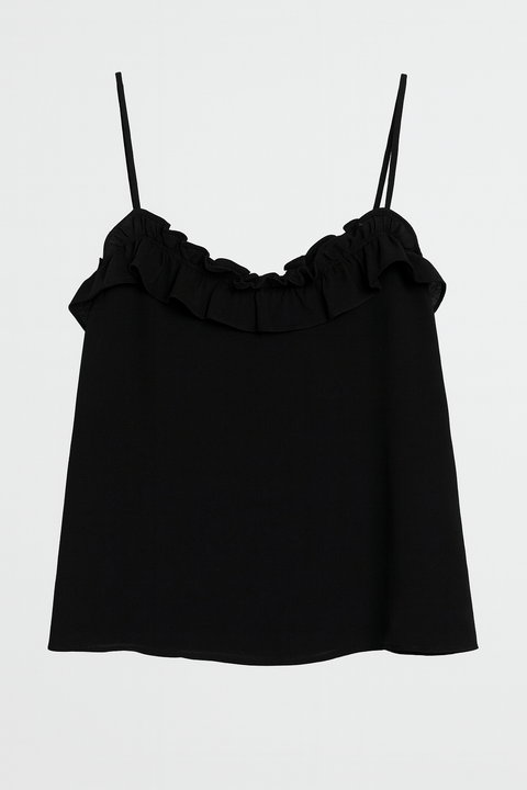 Mango Women's Black Sleeveless Blouse| Mango in Lebanon