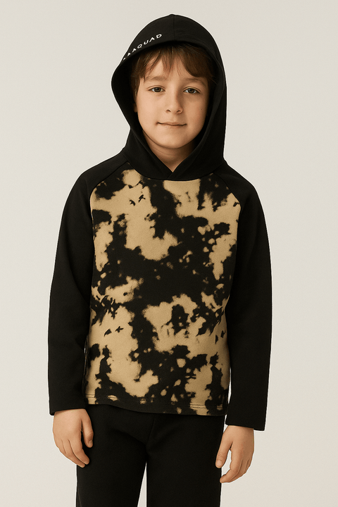 S.Oliver Boy's Multicolored Hooded Blouse SOL492