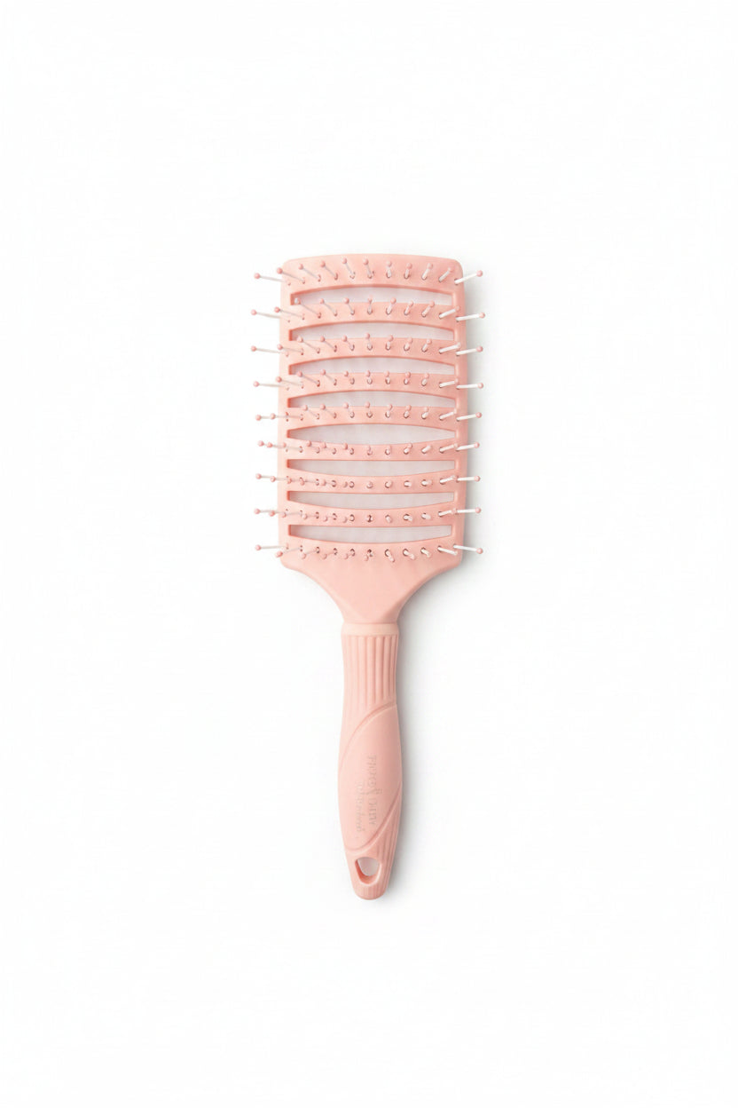 Freddy Curly Vent Pink Hairbrush