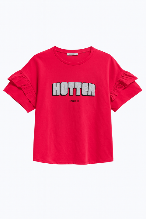 Mango Women's Pink Short-Sleeve T-Shirt| Mango in Lebanon