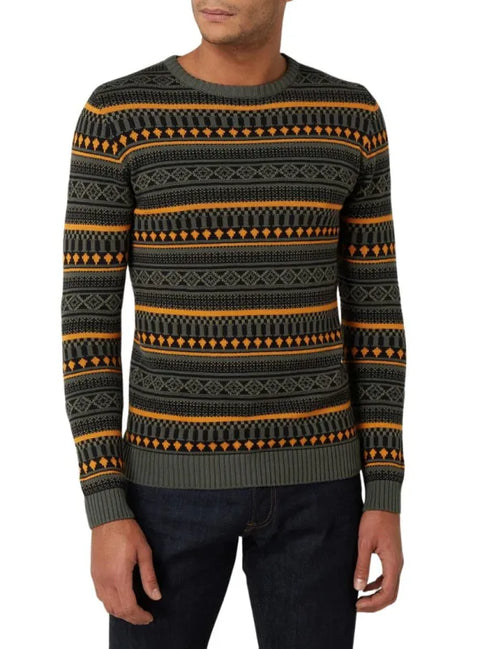 Rebel Men's Multicolor Graphic Sweater | Rebel In Lebanon