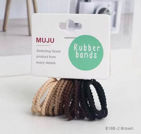 Muju Set of basic hair ties for girls|Muju In Lebanon