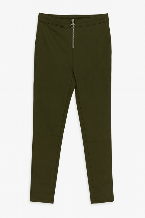 Terranova Girl's Girl's Olive Green Straight Pants | Terranova In Lebanon