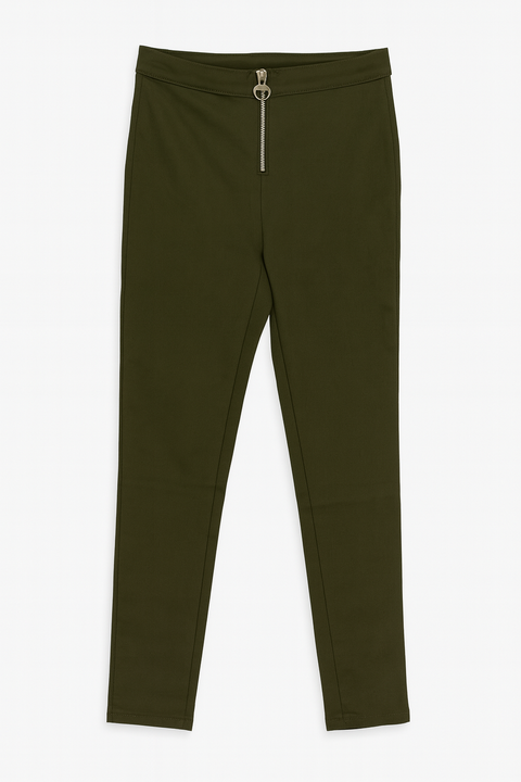 Terranova Girl's Girl's Olive Green Straight Pants | Terranova In Lebanon