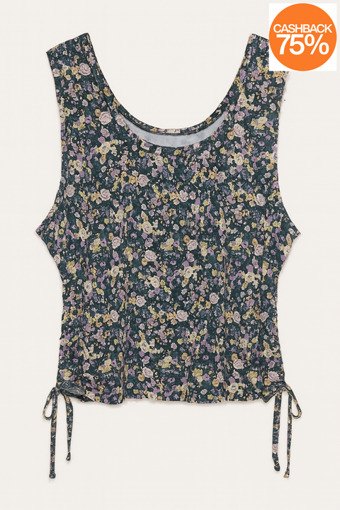 Love Fire Women's Multicolor Floral Sleeveless Blouse |Love Fire In Lebanon
