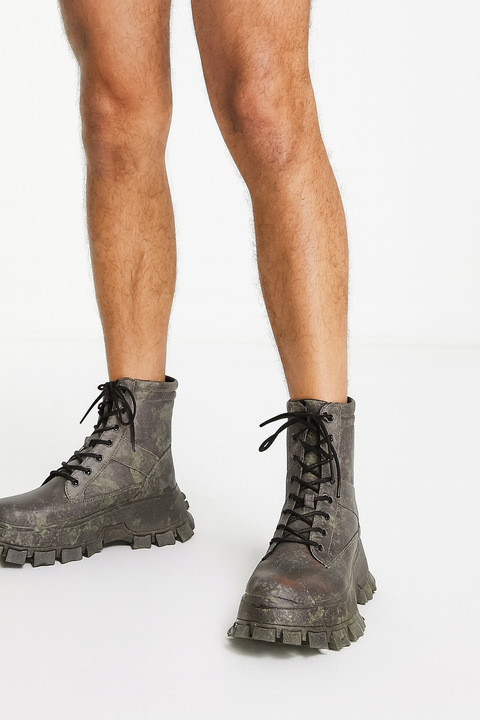 ASOS Design Men's Multicolor Camoflage Boot |ASOS Design In Lebanon