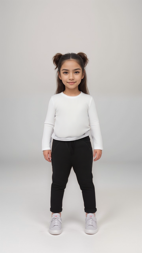 Terranova Girl's Black Slim Pants | Terranova In Lebanon