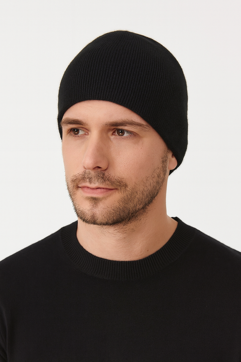 Reserved Men's Black Reversible Beanie Hat| Reserved In Lebanon