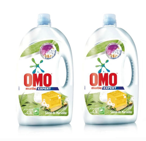 OMO Matic Expert Savon De Marseille Gel Cleaner 2.5L*2 | OMO In Lebanon